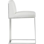 Dean Counter Stool - Stainless Steel - Cantina White 6 Dean Counter Stool - Stainless Steel - Cantina White 103717 103717 DEAN COUNTER STOOL WHITE 2