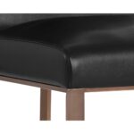 Dean Dining Chair - Antique Brass - Cantina Black 11 Dean Dining Chair - Antique Brass - Cantina Black 103775 103775 DEAN DINING CHAIR ANTIQUE BRASS BLACK LEATHER 6