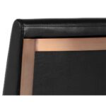 Dean Dining Chair - Antique Brass - Cantina Black 13 Dean Dining Chair - Antique Brass - Cantina Black 103775 103775 DEAN DINING CHAIR ANTIQUE BRASS BLACK LEATHER 8