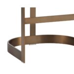 Beaumont Barstool - Antique Brass - Cantina Black 12 Beaumont Barstool - Antique Brass - Cantina Black 103777 103777 BEAUMONT BARSTOOL BLACK 7