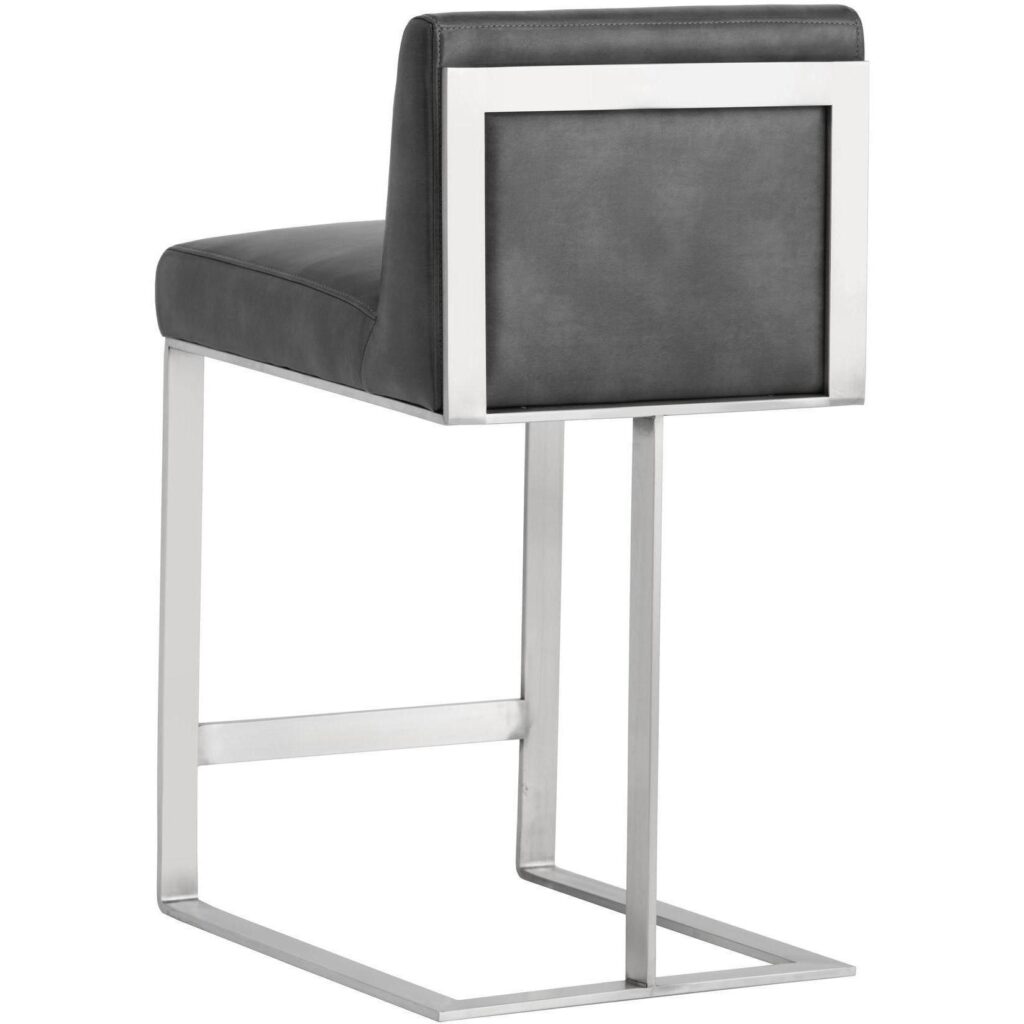 Dean Counter Stool - Stainless Steel - Cantina Magnetite - Image 3