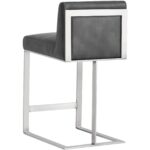 Dean Counter Stool - Stainless Steel - Cantina Magnetite 8 Dean Counter Stool - Stainless Steel - Cantina Magnetite 103797 103797 DEAN COUNTER STOOL GREY 3