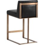 Dean Counter Stool - Antique Brass - Cantina Black 8 Dean Counter Stool - Antique Brass - Cantina Black 103801 103801 DEAN COUNTER STOOL BLACK 3