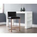 Dean Counter Stool - Antique Brass - Cantina Black 9 Dean Counter Stool - Antique Brass - Cantina Black 103801 103801 DEAN COUNTER STOOL BLACK 5