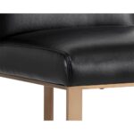 Dean Counter Stool - Antique Brass - Cantina Black 10 Dean Counter Stool - Antique Brass - Cantina Black 103801 103801 DEAN COUNTER STOOL BLACK 6