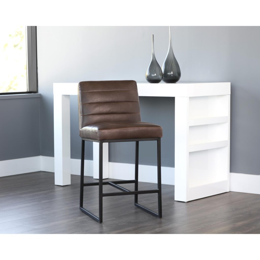 Spyros Counter Stool - Havana Dark Brown - Image 4