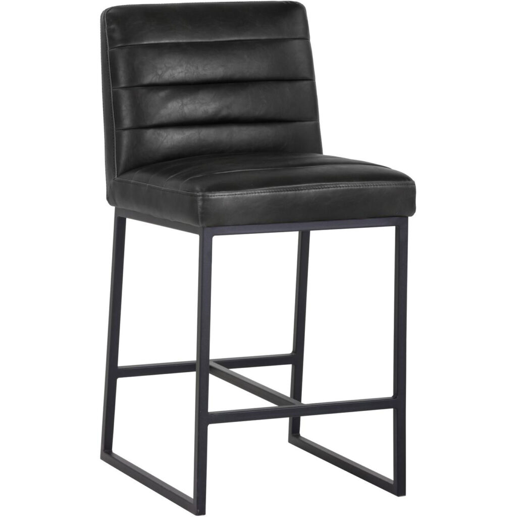 Spyros Counter Stool - Coal Black