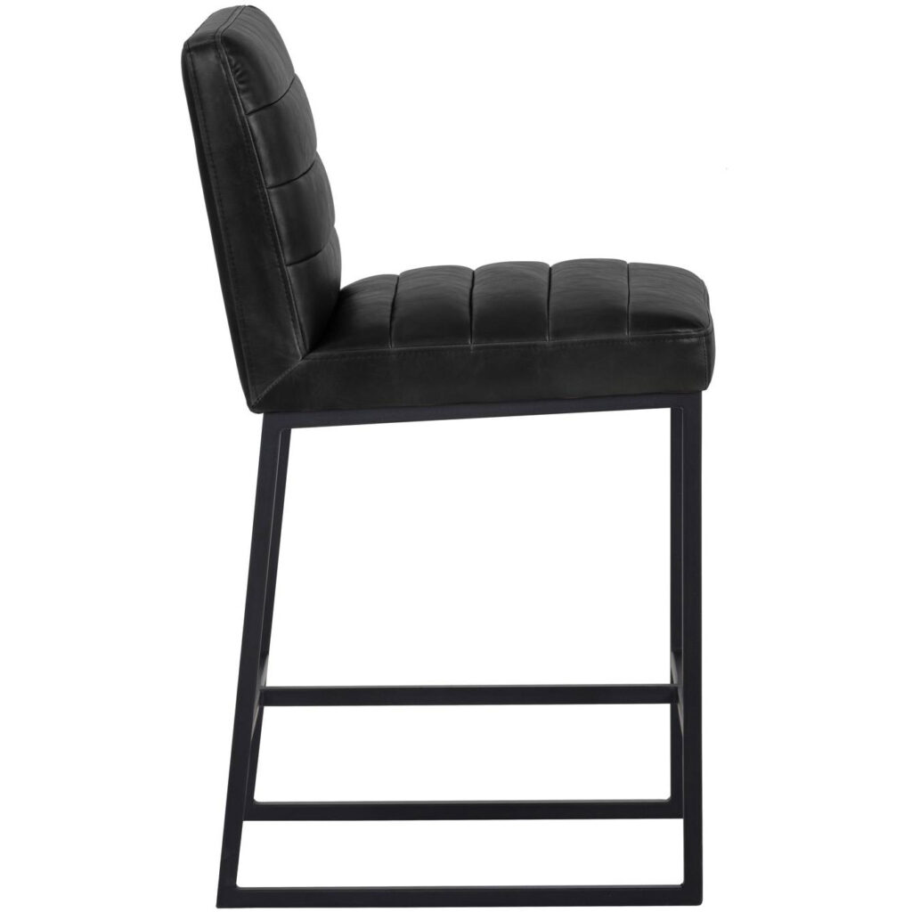 Spyros Counter Stool - Coal Black - Image 2