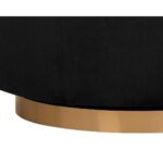 Hazel Swivel Lounge Chair - Gold - Black Sky 15 Hazel Swivel Lounge Chair - Gold - Black Sky 104003 104003 HAZEL SWIVEL CHAIR BLACK SKY FABRIC 8