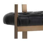 Beaumont Counter Stool - Antique Brass - Cantina Black 11 Beaumont Counter Stool - Antique Brass - Cantina Black 104014 104014 BEAUMONT COUNTER STOOL BLACK 6