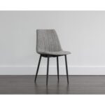 Drew Dining Chair - Black - Light Grey 10 Drew Dining Chair - Black - Light Grey 104030 104030 DREW DINING CHAIR GREY FABRIC 5
