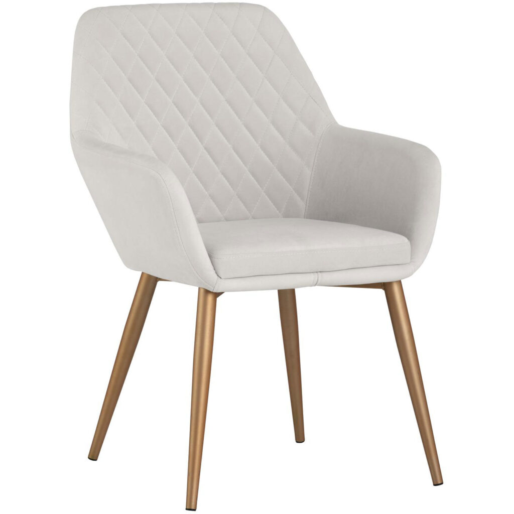 Jayna Dining Armchair - Champagne Gold - Antonio Linen