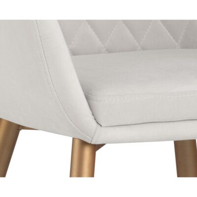 Jayna Dining Armchair - Champagne Gold - Antonio Linen 104040 104040 JAYNA DINING CHAIR ANTONIO LINEN 6