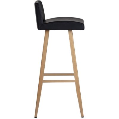 Dani Barstool - Onyx 104042 104042 DANI BARSTOOL GOLD ANTIQUE BLACK 2