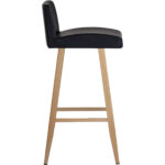 Dani Counter Stool - Onyx 7 Dani Counter Stool - Onyx 104043 104043 DANI COUNTER STOOL GOLD ANTIQUE BLACK 2