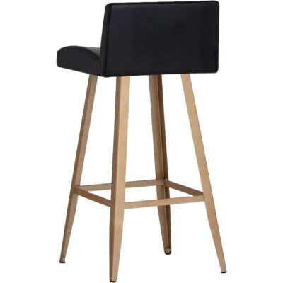 Dani Counter Stool - Onyx 104043 104043 DANI COUNTER STOOL GOLD ANTIQUE BLACK 3