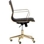 Jessica Office Chair - Black 8 Jessica Office Chair - Black 104047 104047 JESSICA OFFICE CHAIR GOLD BLACK 2