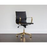 Jessica Office Chair - Black 10 Jessica Office Chair - Black 104047 104047 JESSICA OFFICE CHAIR GOLD BLACK 5