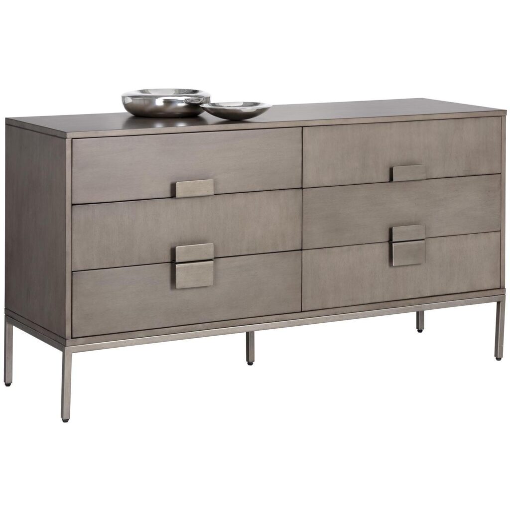 Jade Dresser - Antique Silver - Ash Grey