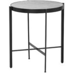 Willem End Table - White Marble 104133 104133 WILLEM END TABLE WHITE MARBLE 1