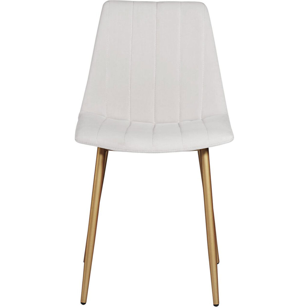 Drew Dining Chair - Champagne Gold - Antonio Linen - Image 2