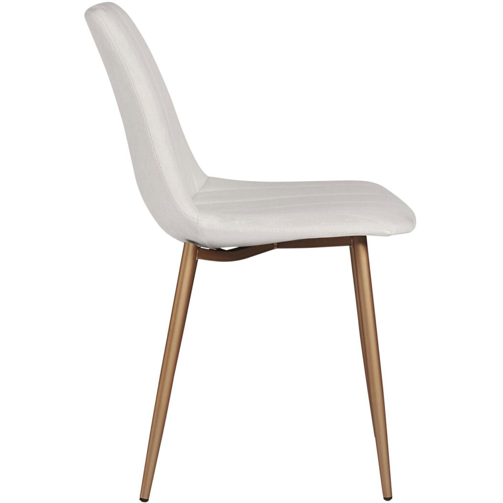 Drew Dining Chair - Champagne Gold - Antonio Linen - Image 3