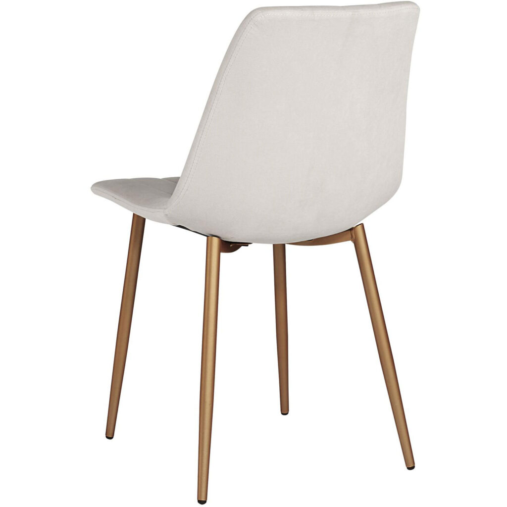 Drew Dining Chair - Champagne Gold - Antonio Linen - Image 4