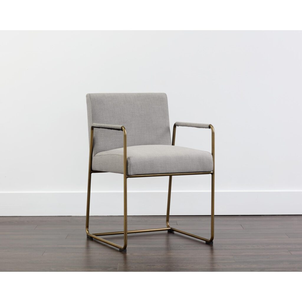 Balford Dining Armchair - Arena Cement - Image 4