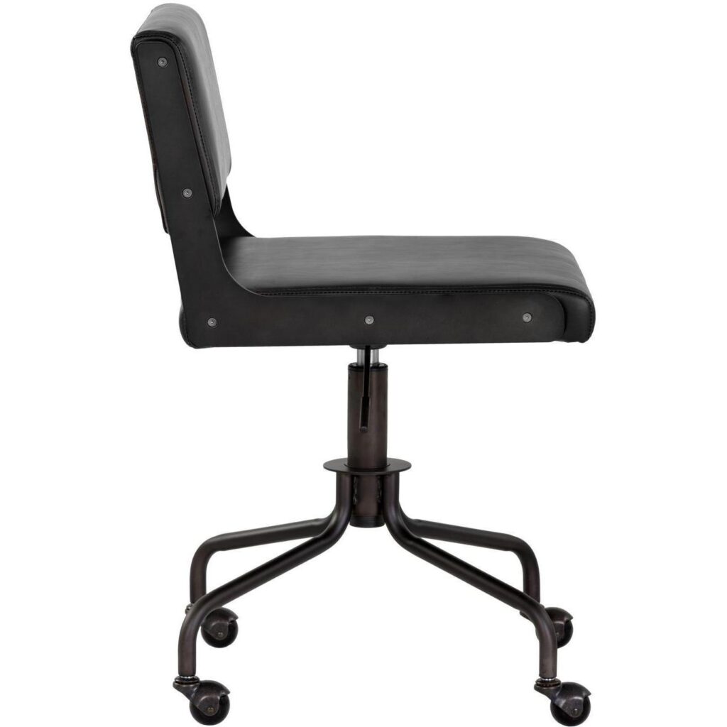 Davis Office Chair - Dark Bronze - Onyx - Image 2