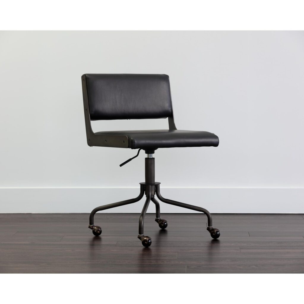 Davis Office Chair - Dark Bronze - Onyx - Image 4