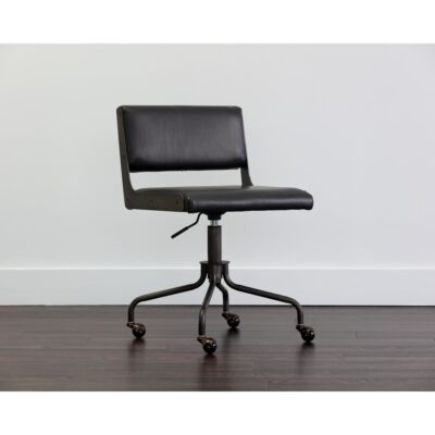 Davis Office Chair - Dark Bronze - Onyx 104340 104340 DAVIS OFFICE CHAIR ONYX 5