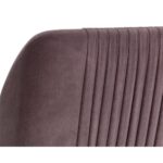 Nevin Dining Chair - Blush Purple 13 Nevin Dining Chair - Blush Purple 104343 104343 NEVIN DINING CHAIR ANTIQUE BRASS BLUSH PURPLE FABRIC 8