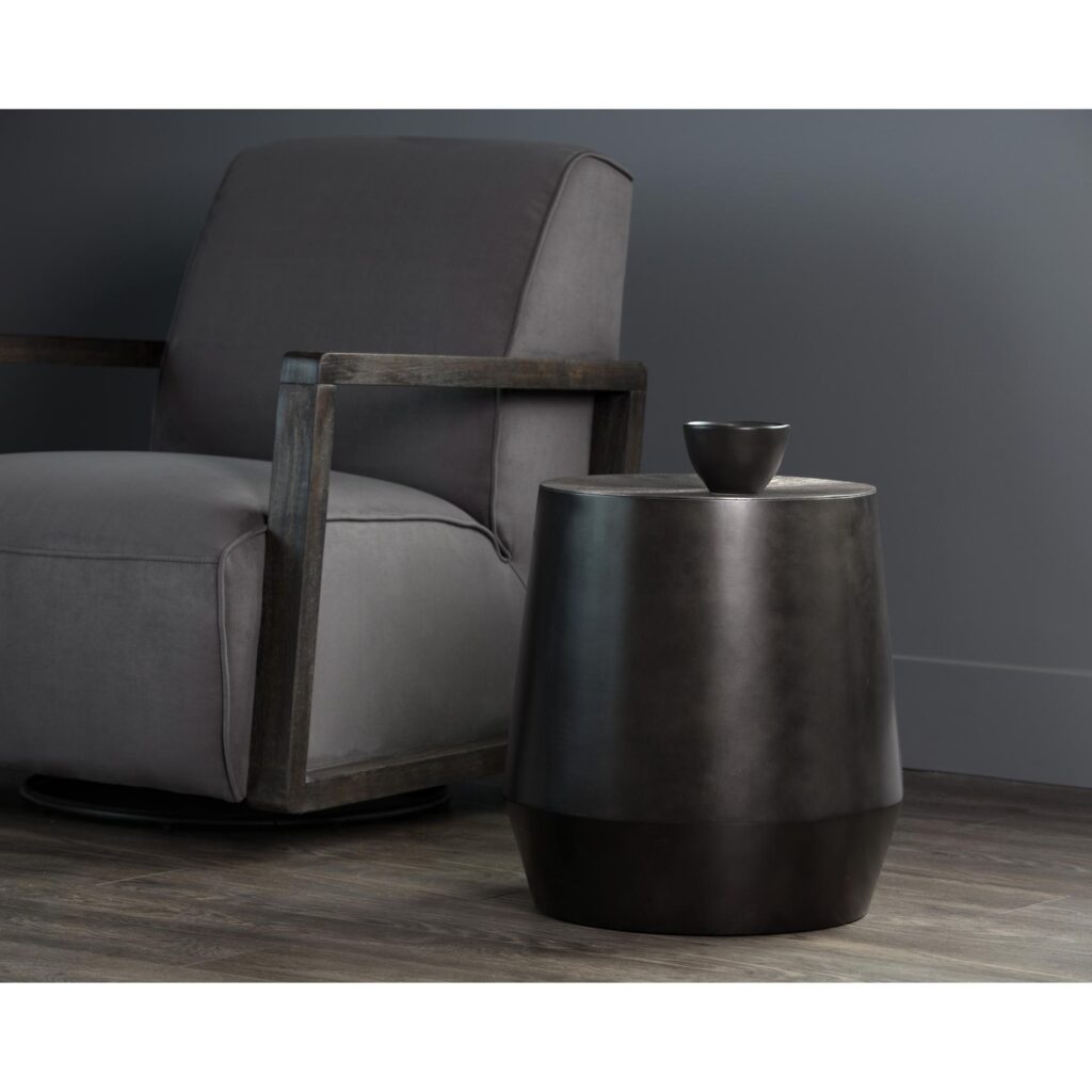 Creed Side Table - Gunmetal - Image 4