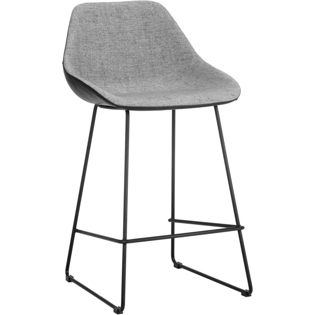 Mccoy Counter Stool - November Grey / Nightfall Black