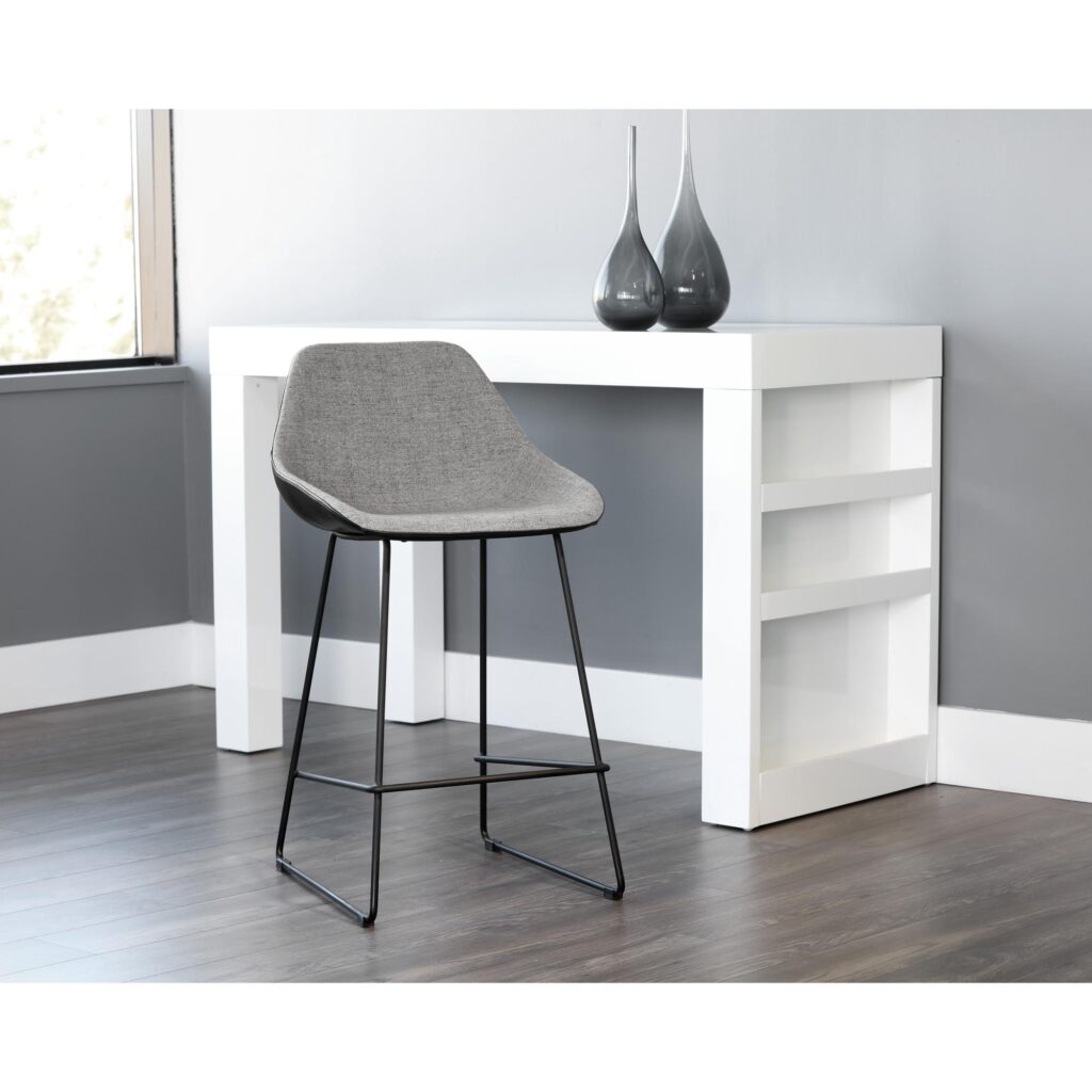 Mccoy Counter Stool - November Grey / Nightfall Black - Image 4