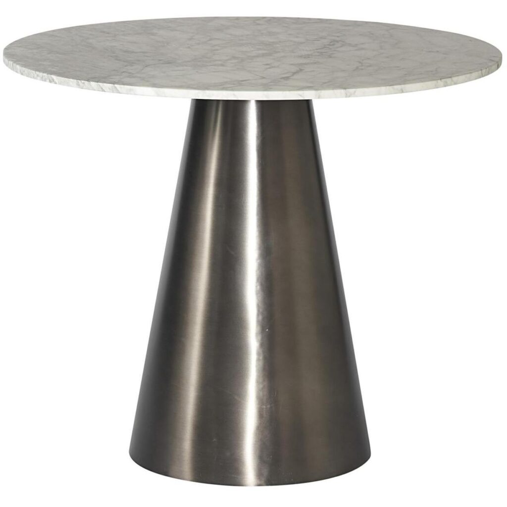 Damon Bistro Table - Gunmetal - 35.5" - Image 2