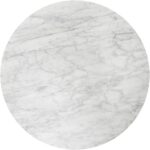 Damon Bar Table - Gold 104428 104428 DAMON BAR TABLE WHITE MARBLE 2