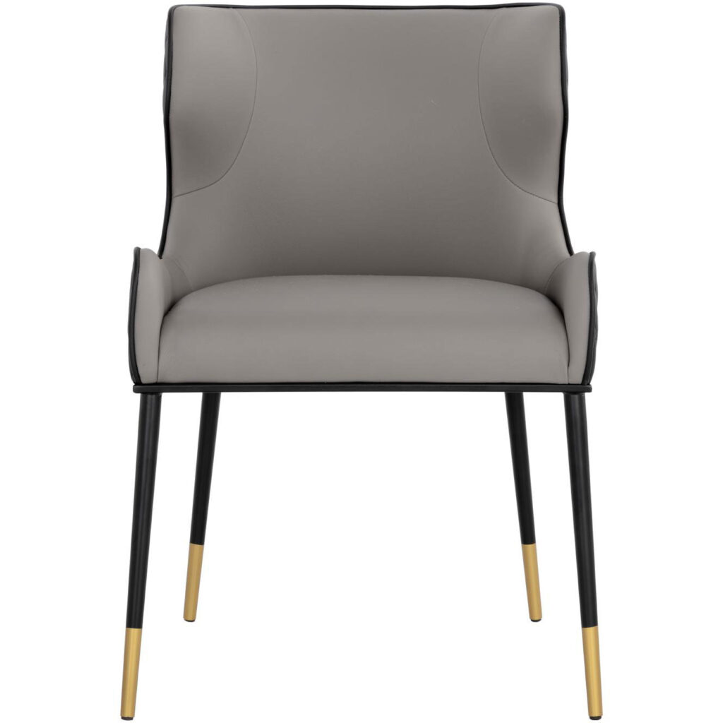 Gianni Dining Chair - Dillon Stratus / Dillon Black - Image 2