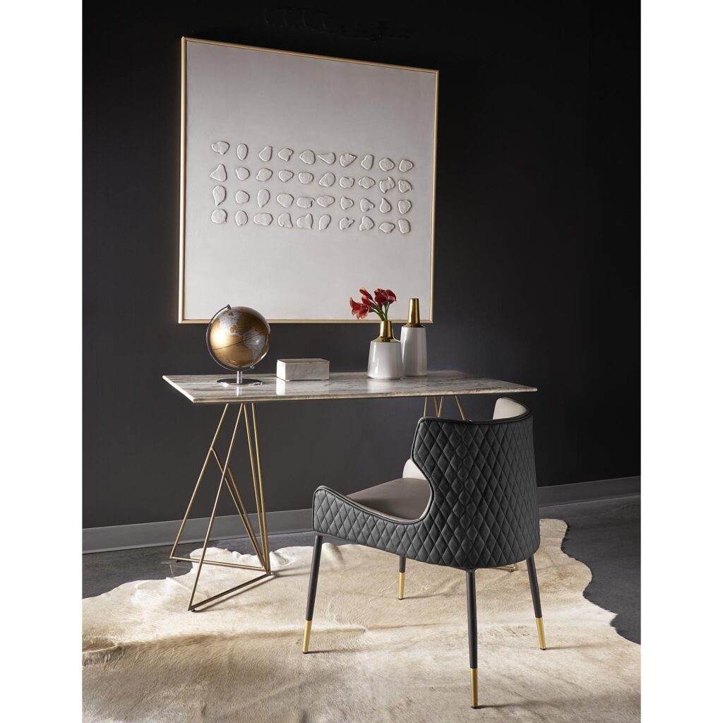 Gianni Dining Chair - Dillon Stratus / Dillon Black - Image 9