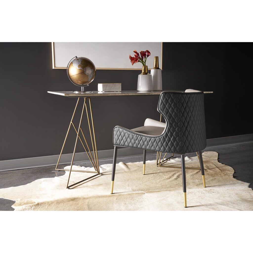 Gianni Dining Chair - Dillon Stratus / Dillon Black - Image 10