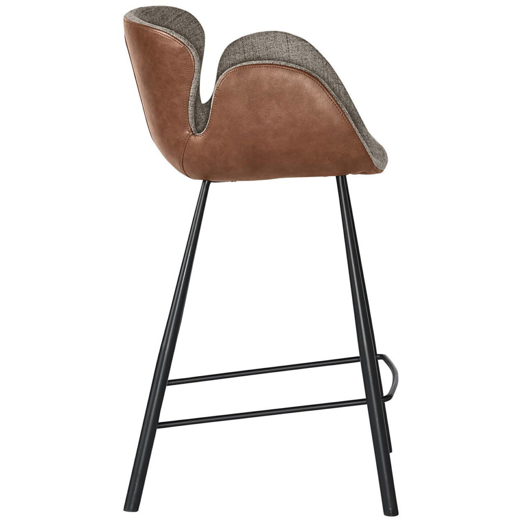 Waldo Counter Stool - November Grey / Cinnamon Brown - Image 2