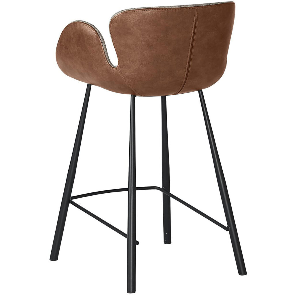 Waldo Counter Stool - November Grey / Cinnamon Brown - Image 3