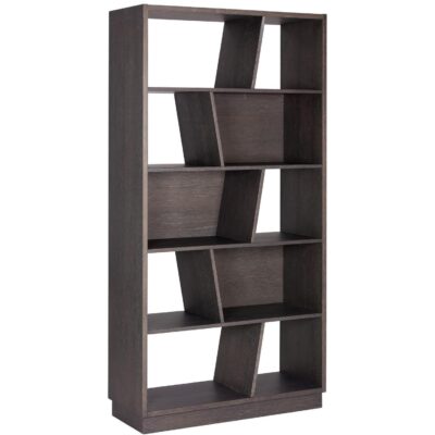 Jude Bookcase - Charcoal Grey 104604 104604 JUDE BOOKCASE TALL 1