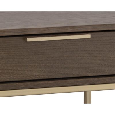 Rebel Nightstand - Small - Gold - Raw Umber 104607 104607 REBEL NIGHTSTAND GOLD RAW UMBER 6