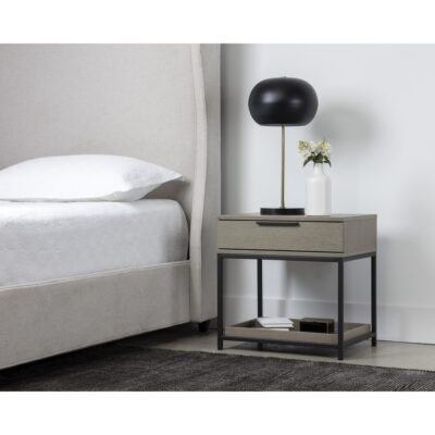 Rebel Nightstand - Small - Black - Taupe 104608 104608 REBEL NIGHTSTAND BLACK TAUPE 5