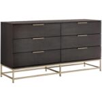 Rebel Dresser - Small - Gold - Charcoal Grey 8 Rebel Dresser - Small - Gold - Charcoal Grey 104609 104609 REBEL DRESSER GOLD CHARCOAL GREY 1