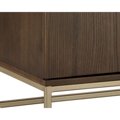 Rebel Sideboard - Small - Gold - Raw Umber 104612 104612 REBEL SIDEBOARD GOLD RAW UMBER 7