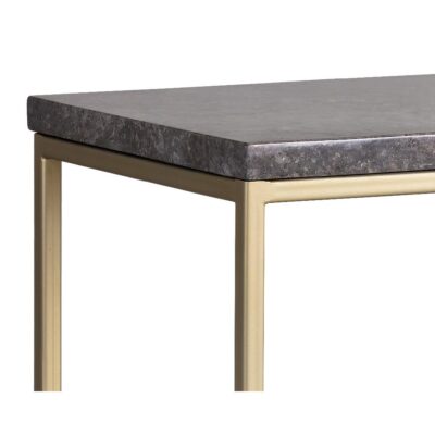 Arden Console Table 104616 104616 ARDEN CONSOLE TABLE GOLD LIGHT GREY MARBLE CHARCOAL GREY 6