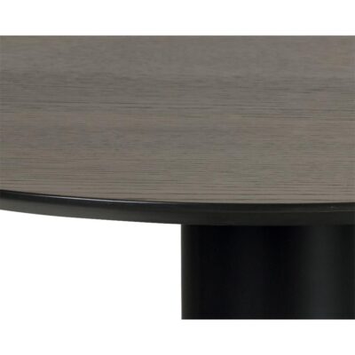 Monaco Coffee Table - Black - Grey Marble / Raw Umber 104628 104628 MONACO COFFEE TABLE BLACK LIGHT GREY MARBLE RAW UMBE 6