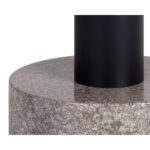 Monaco End Table - Black - Grey Marble / Raw Umber 8 Monaco End Table - Black - Grey Marble / Raw Umber 104630 104630 MONACO END TABLE BLACK LIGHT GREY MARBLE RAW UMBER 6